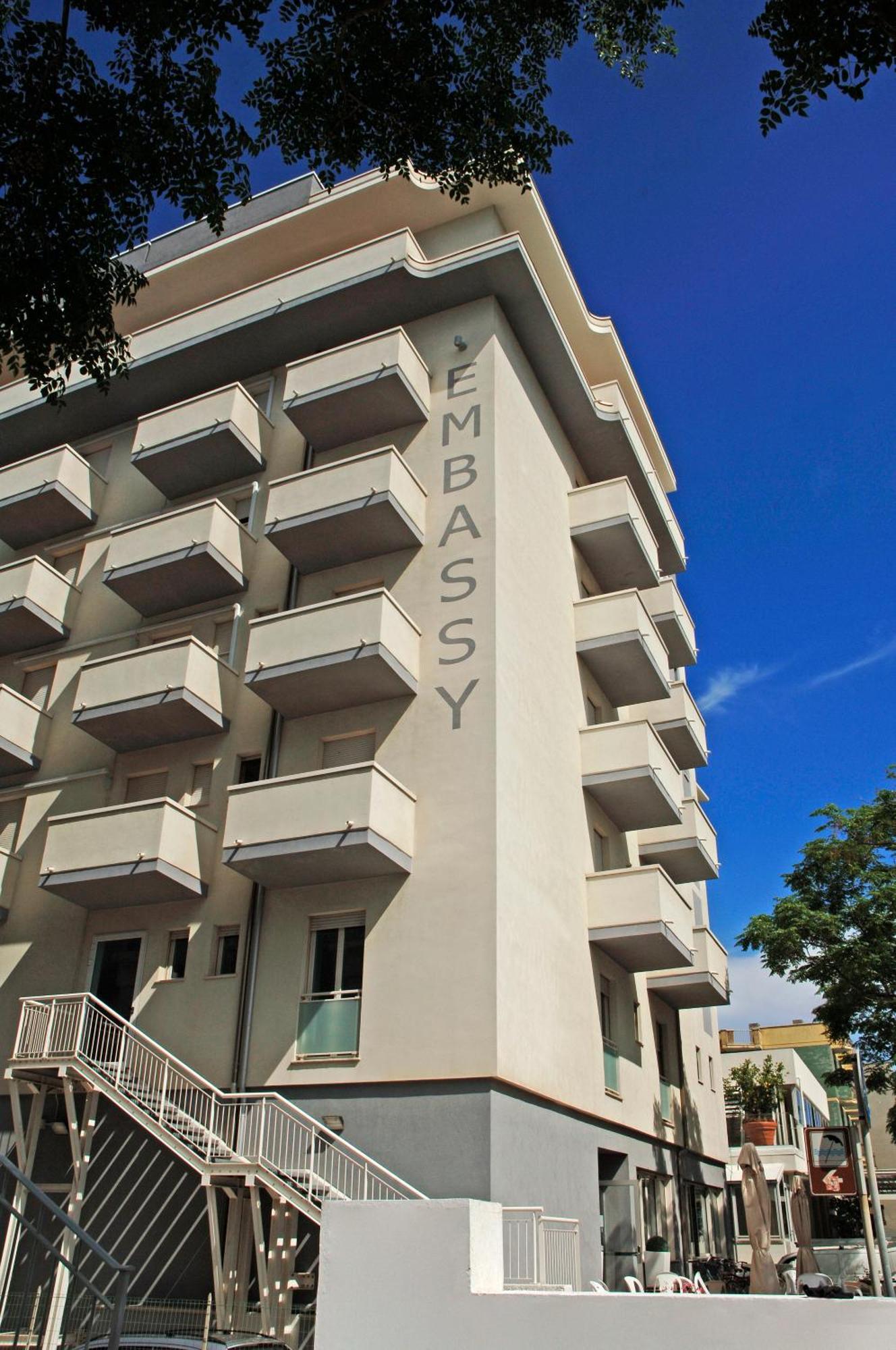 Hotel Embassy Pesaro Exterior foto